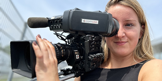 Opleiding camera aan het Cameracollege voor cameraman, cameravrouw en contentcreator
